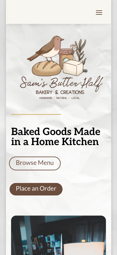 Sam's Butter-Half Bakery mobile screenshot