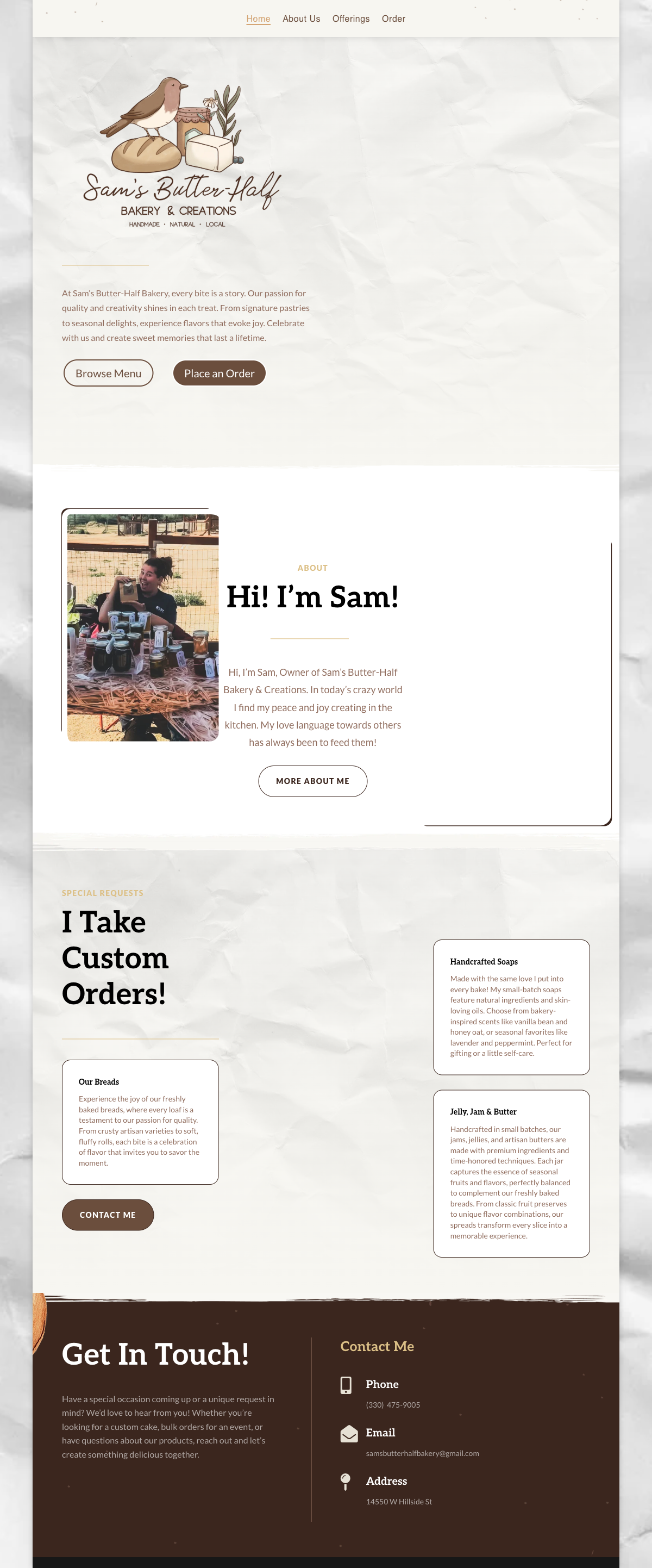 Sam's Butter-Half Bakery