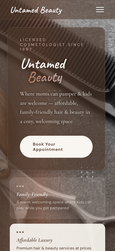 Untamed Beauty mobile screenshot